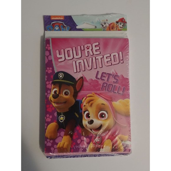 Paw Patrol Birthday Invitations - Picture 1 of 2
